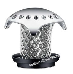 Creative Silver Drain, Anti-Clog Sink Strainer